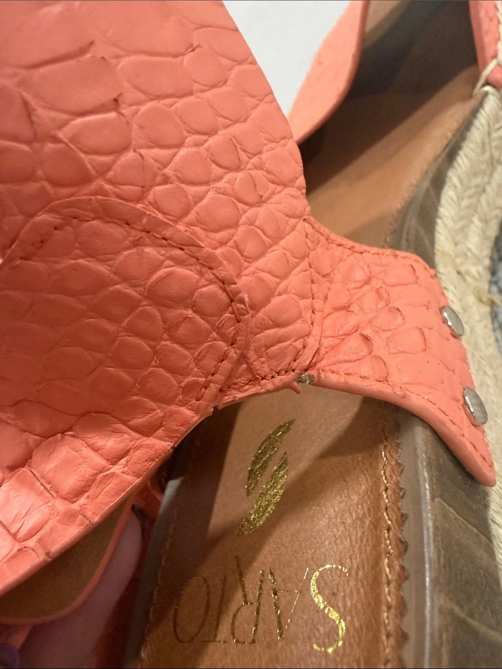 Franco Sarto Coral Textured Espadrille Wedge Sandals - Women